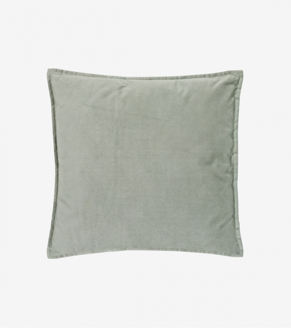 coussin vert céladon