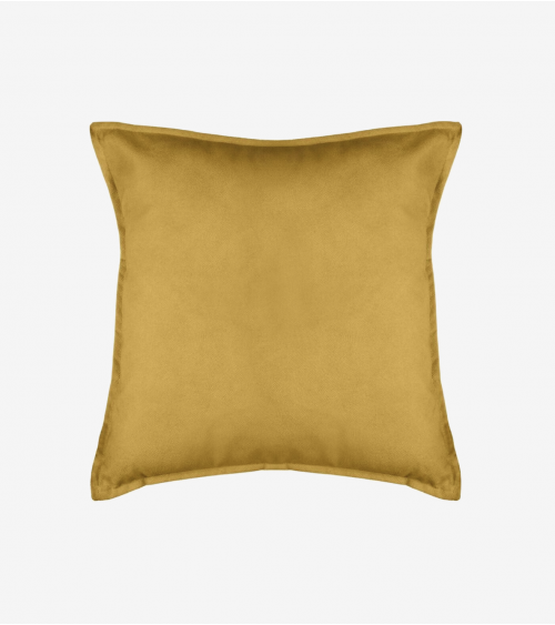 coussin jaune ocre