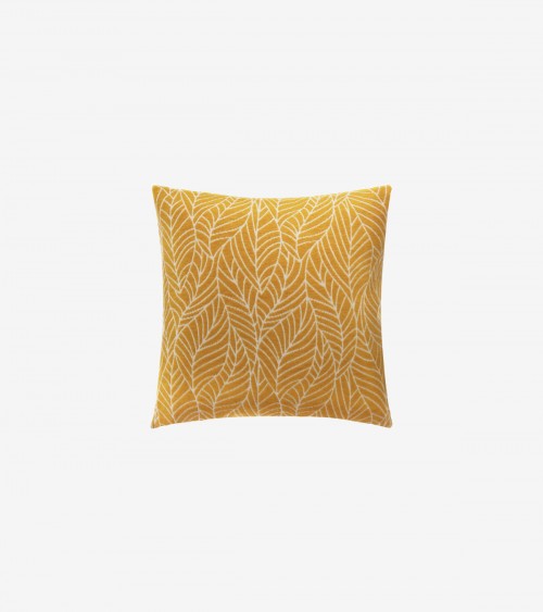 Housse de coussin feuille, oreiller décoratif taie tissu velours 45x45cm  coussin de chambre canapé chaises - Un grand marché