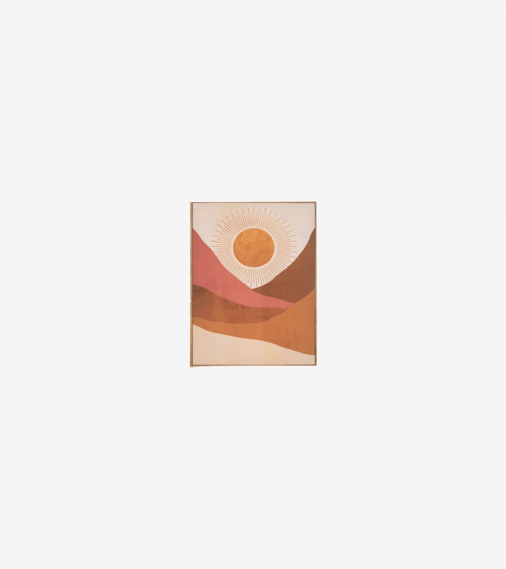 Toile imprimée — Soleil — 58 x 78 cm