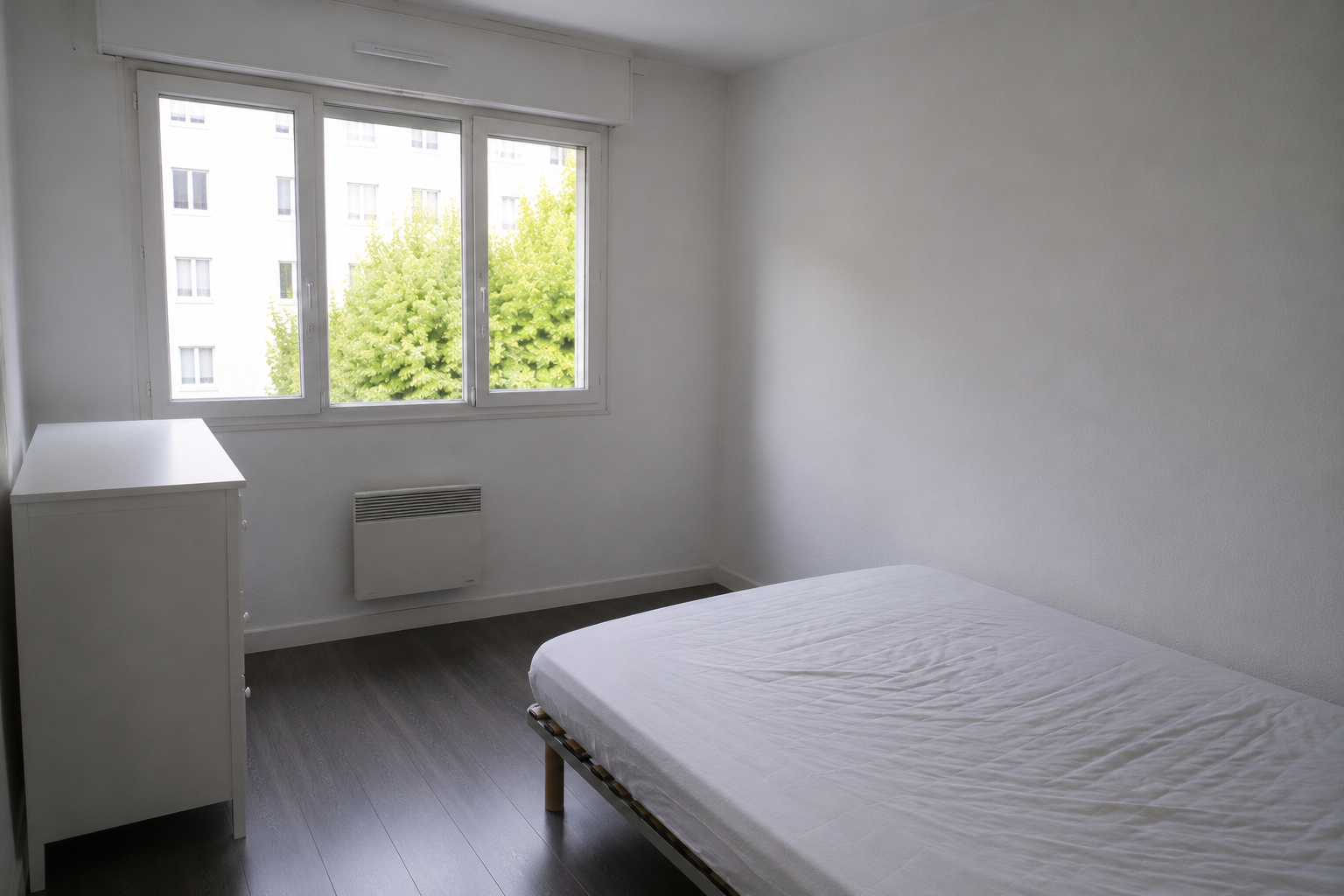 Chambre vide avant ameublement