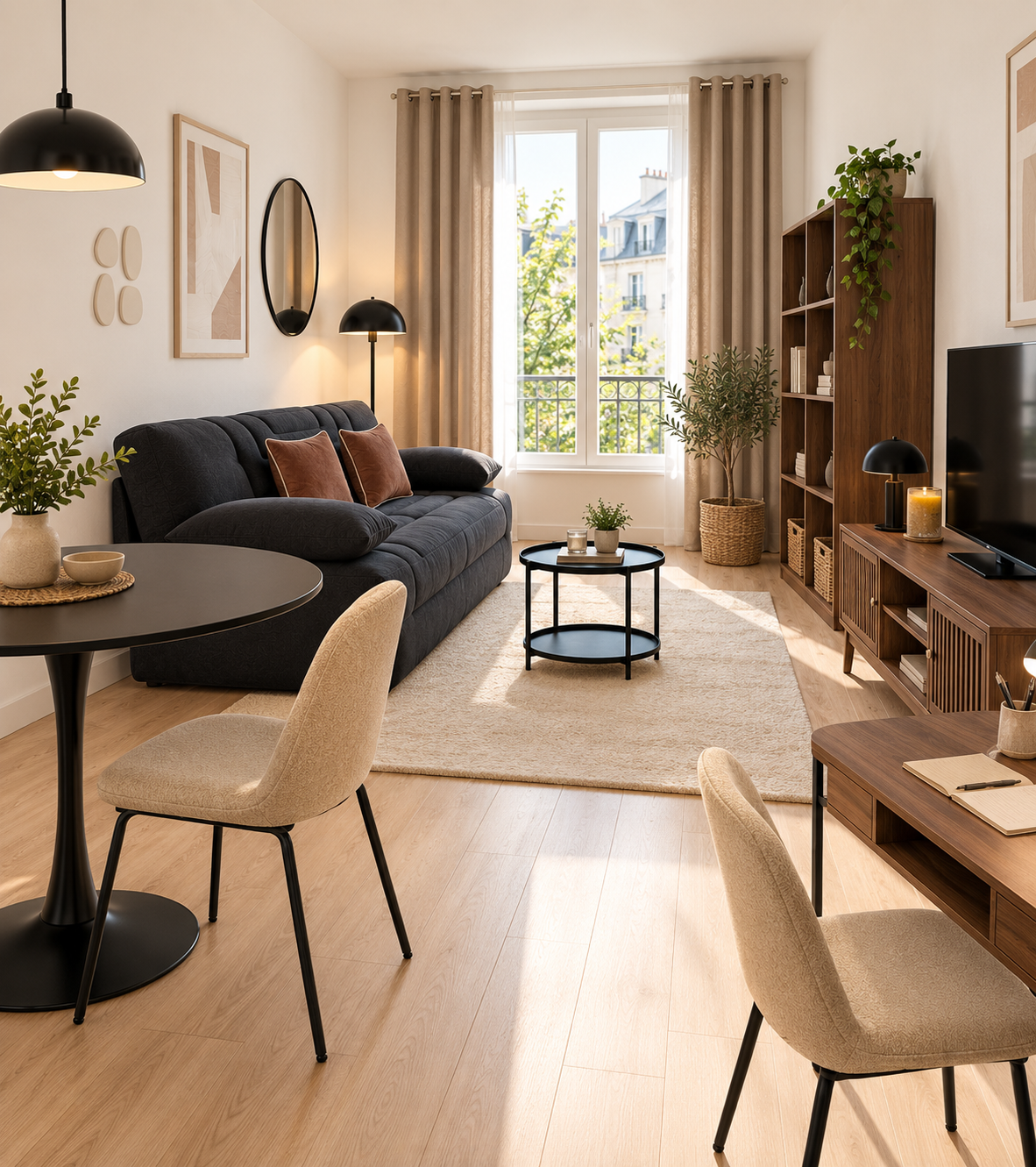 Style vintage contemporain LMNP