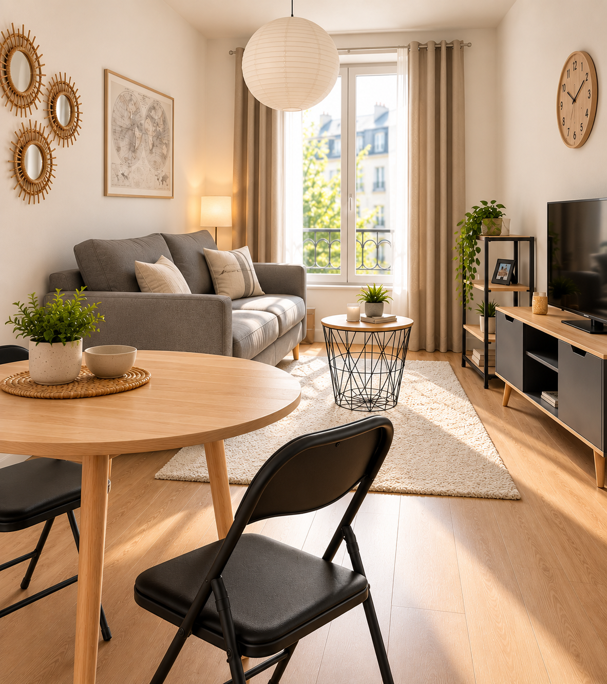 Pack mobilier studio LMNP
