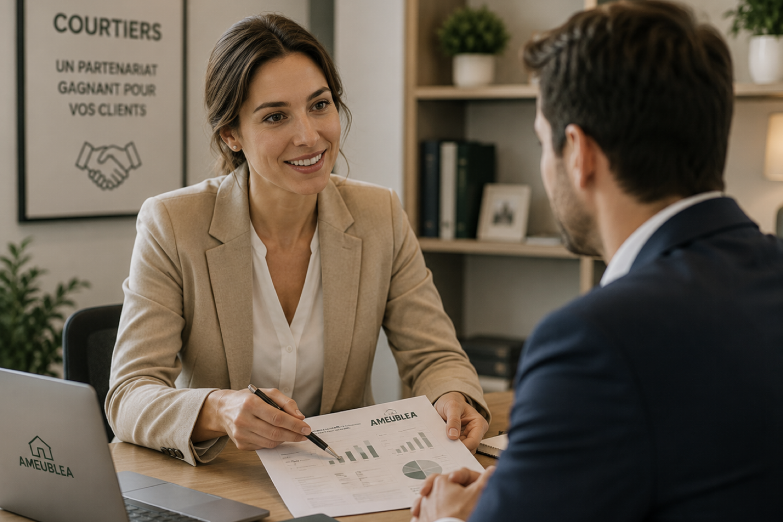 Courtier immobilier et financier