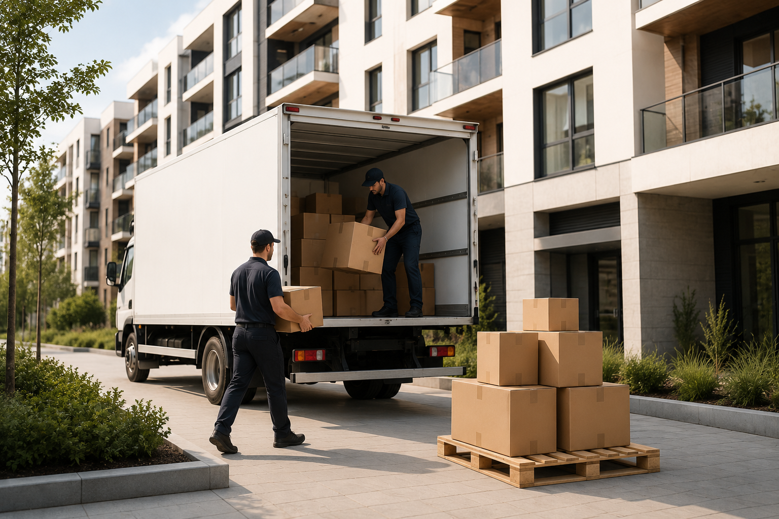 Livraison de mobilier pour résidence immobilière