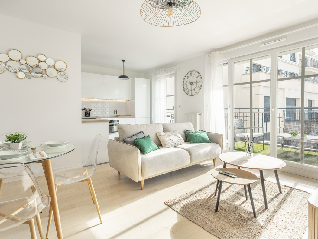 Réalisation AMEUBLEA dans un salon