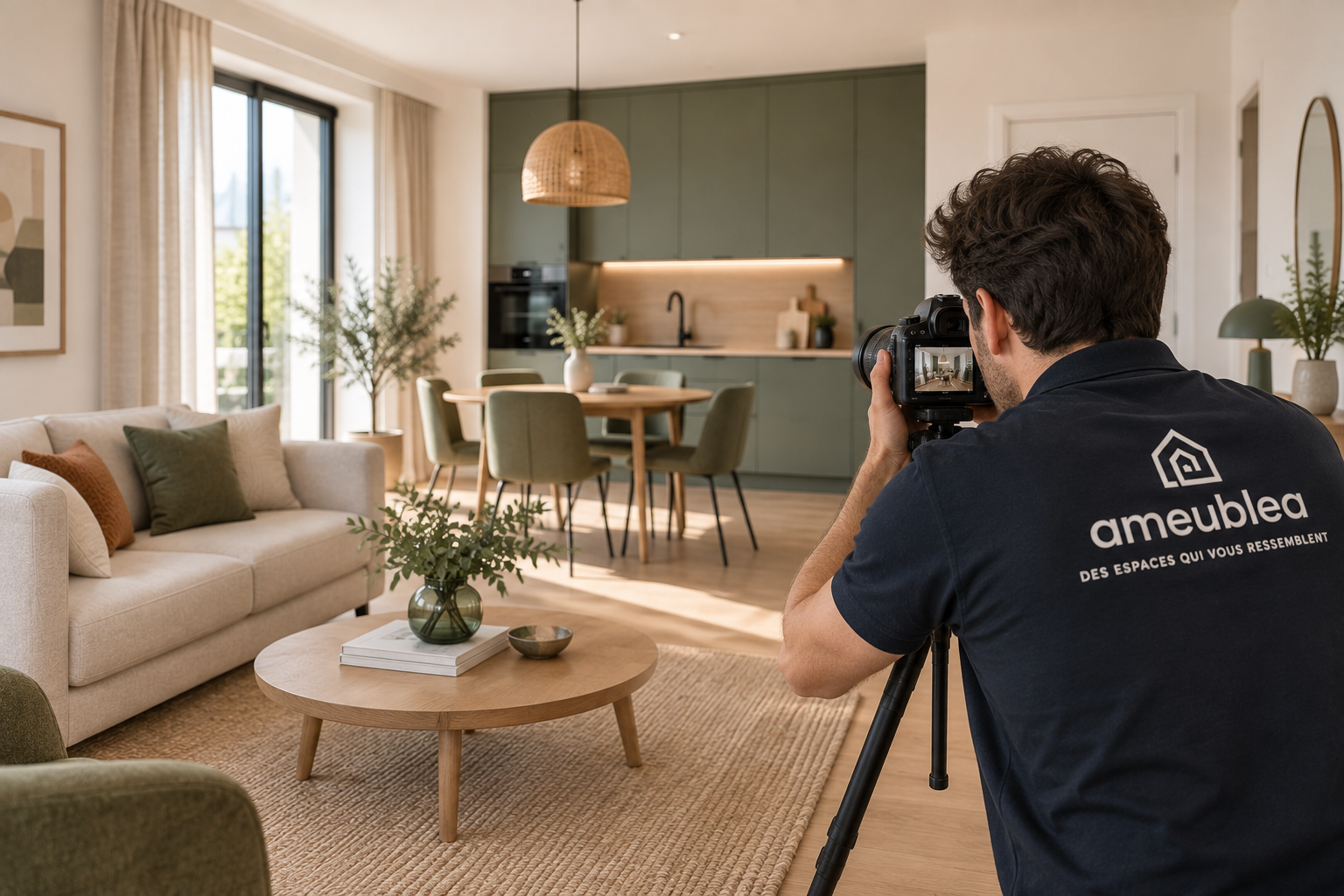 Reportage photo d'un logement meublé par Ameublea