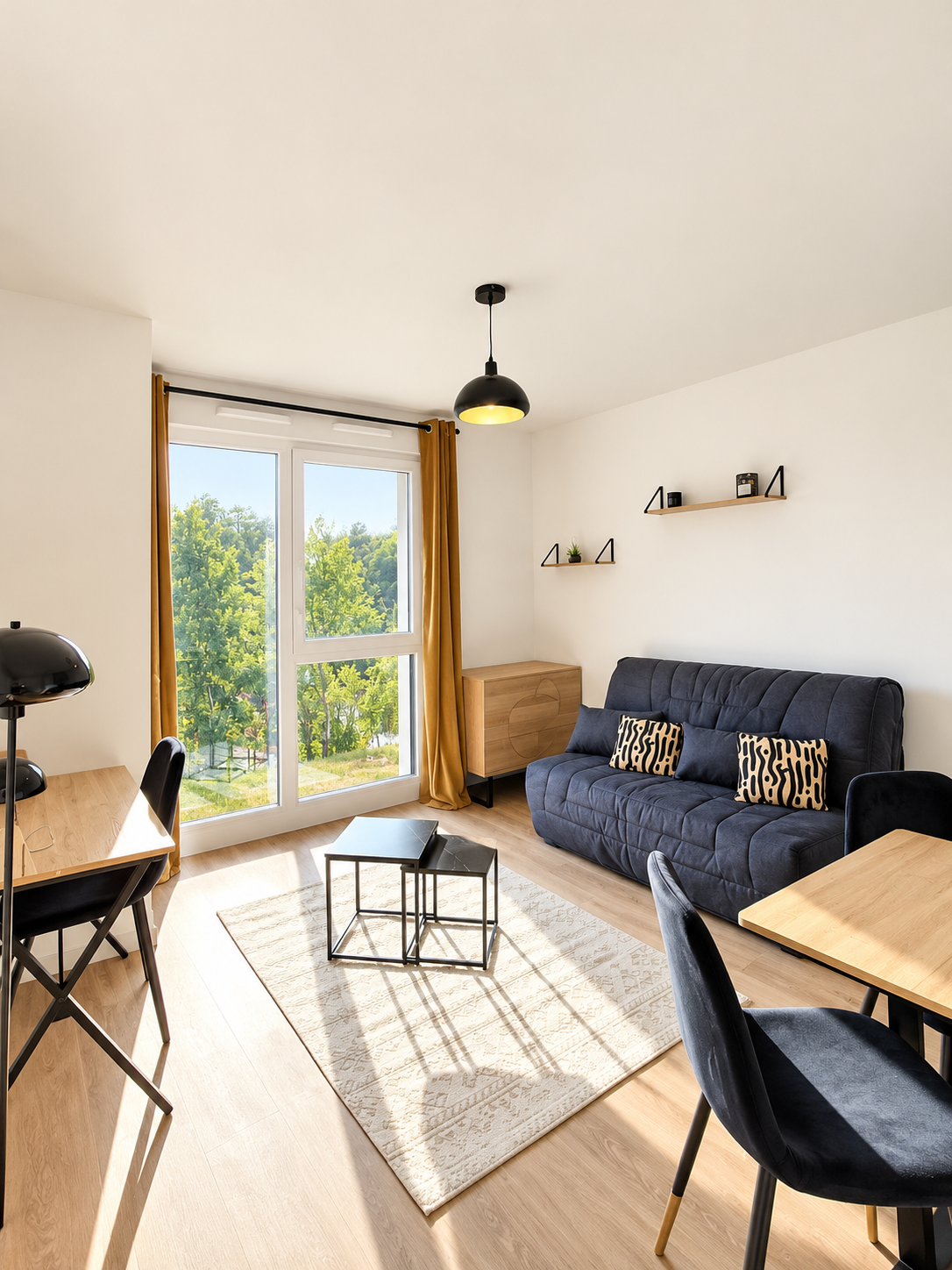 Espace bureau meublé par Ameublea